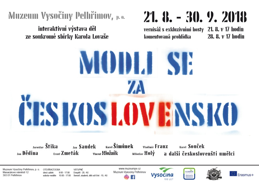 modli se za ceskoslovensko vystava plakat MUZEUMPE